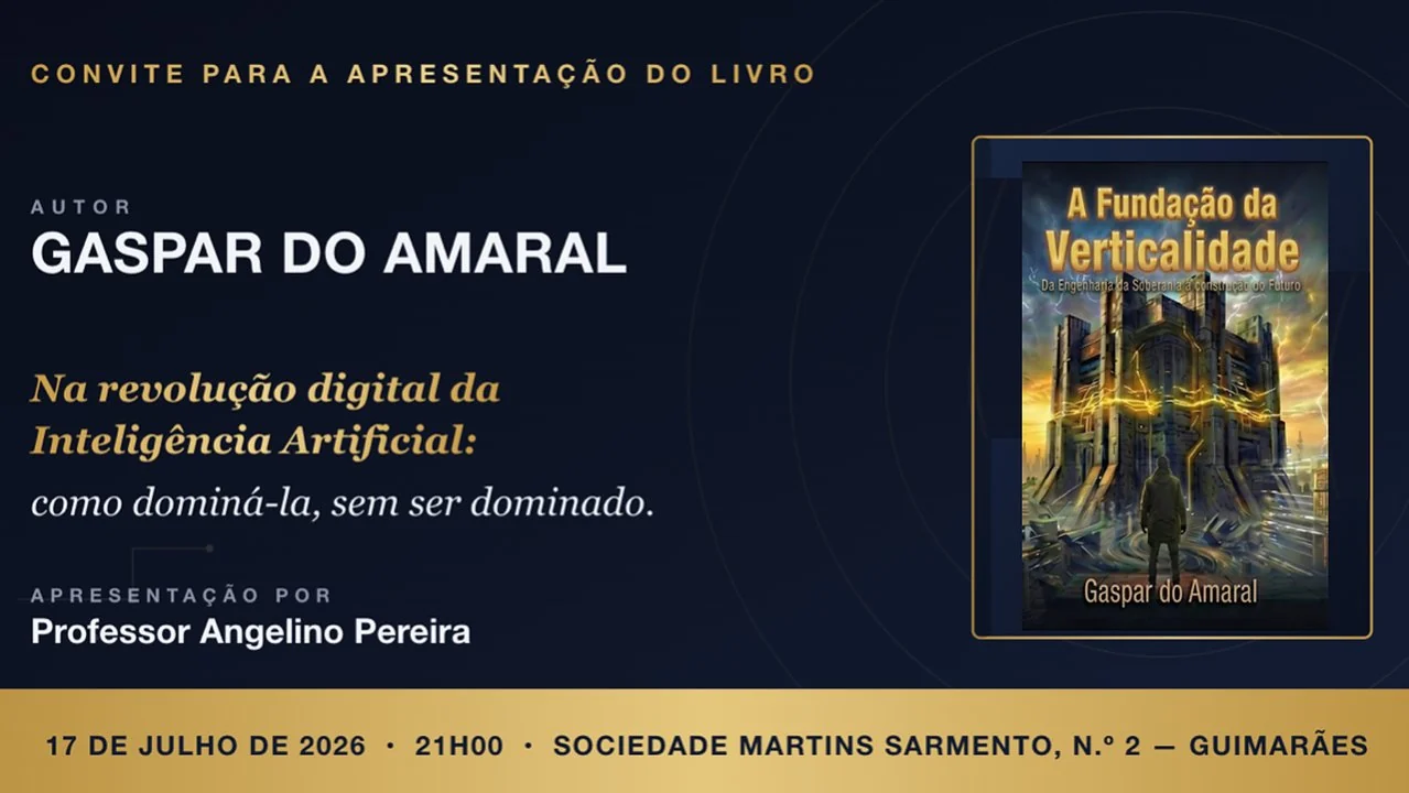 Capa do artigo «Convite para a apresentação de A Fundação da Verticalidade»