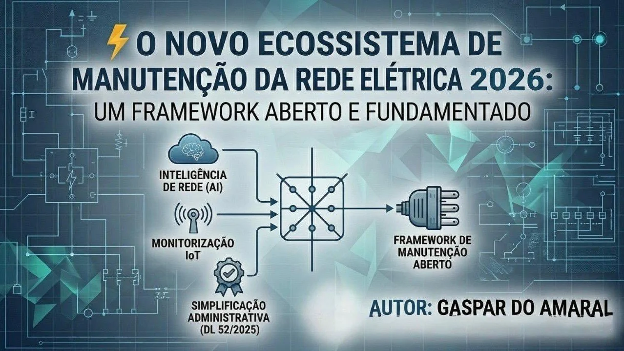 Capa do artigo «O Novo Ecossistema de Manutenção Elétrica 2026: um framework aberto e fundamentado»