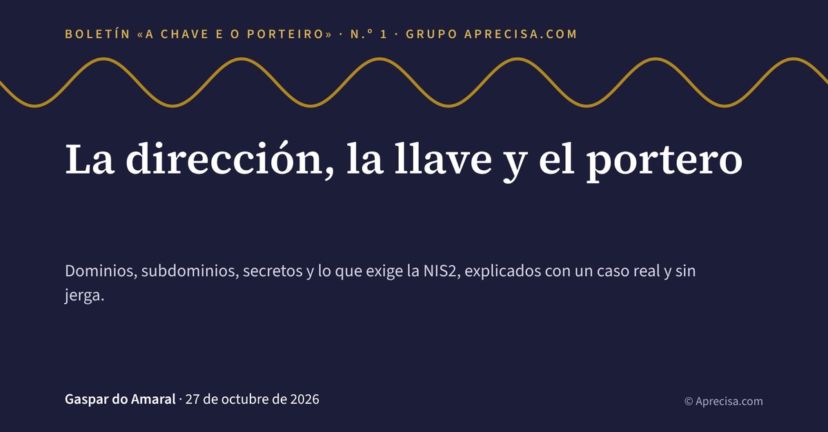 Portada de La dirección, la llave y el portero