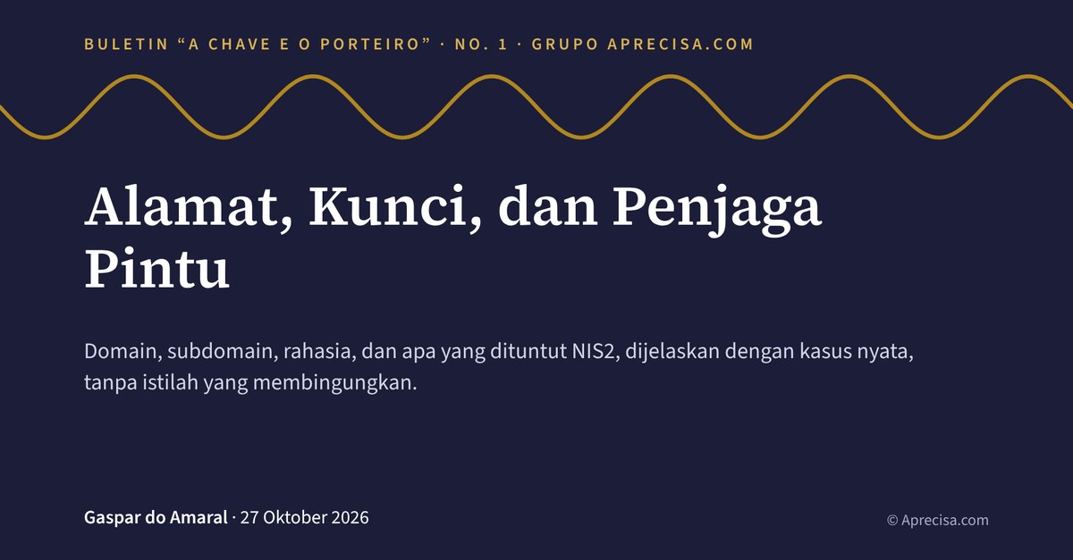 Sampul Alamat, Kunci, dan Penjaga Pintu