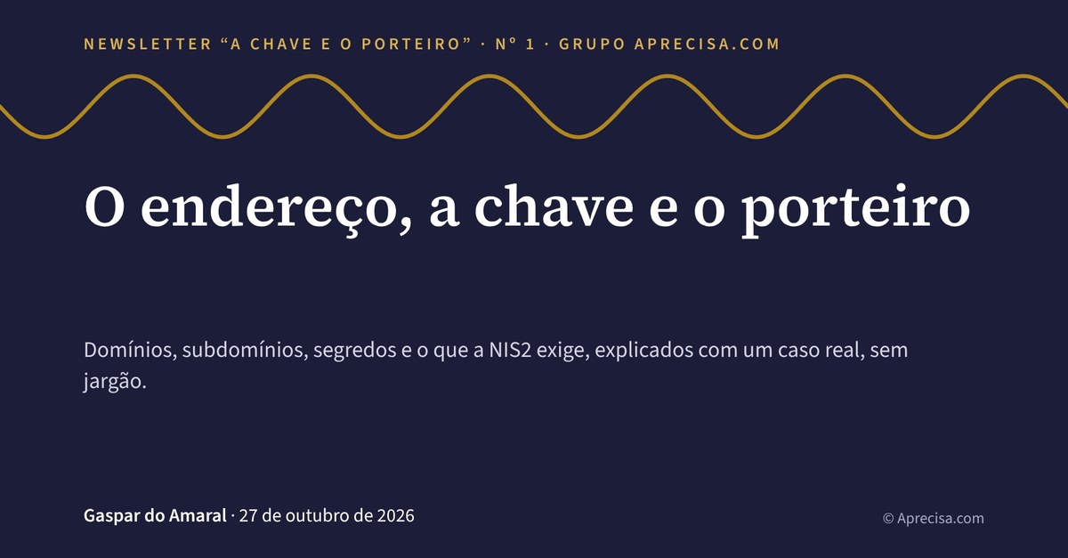 Capa de O endereço, a chave e o porteiro